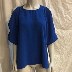 Elegant Blue Women's Top